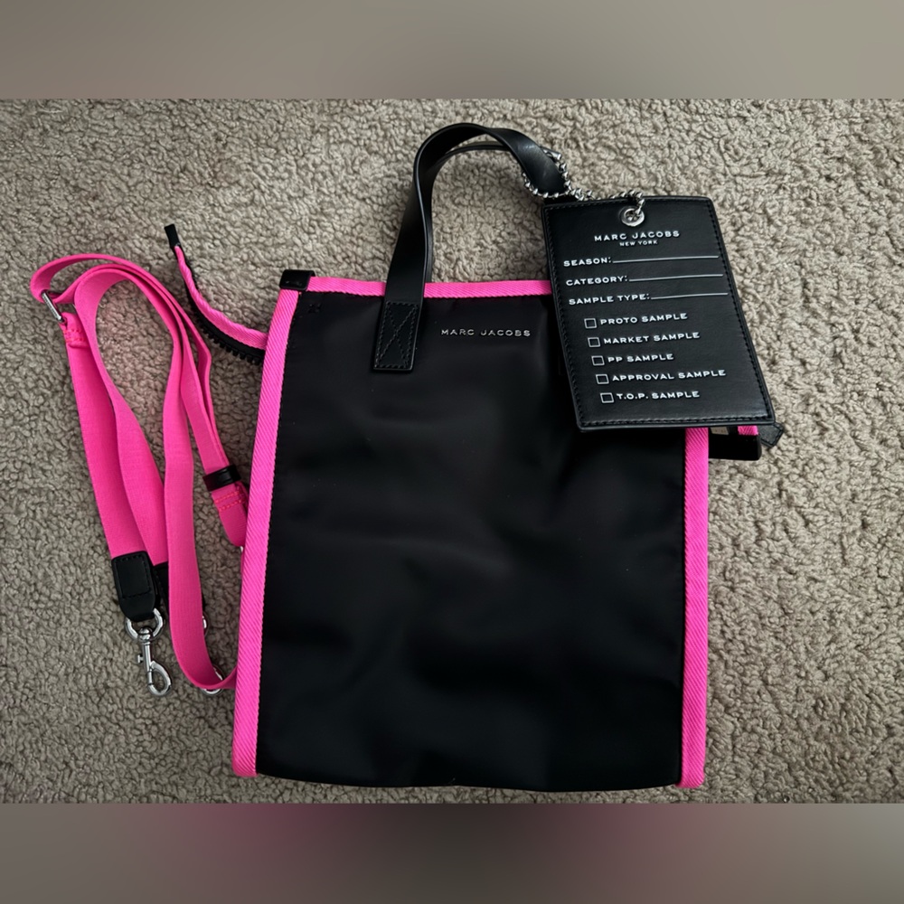 Marc Jacobs Black and Pink Crossbody